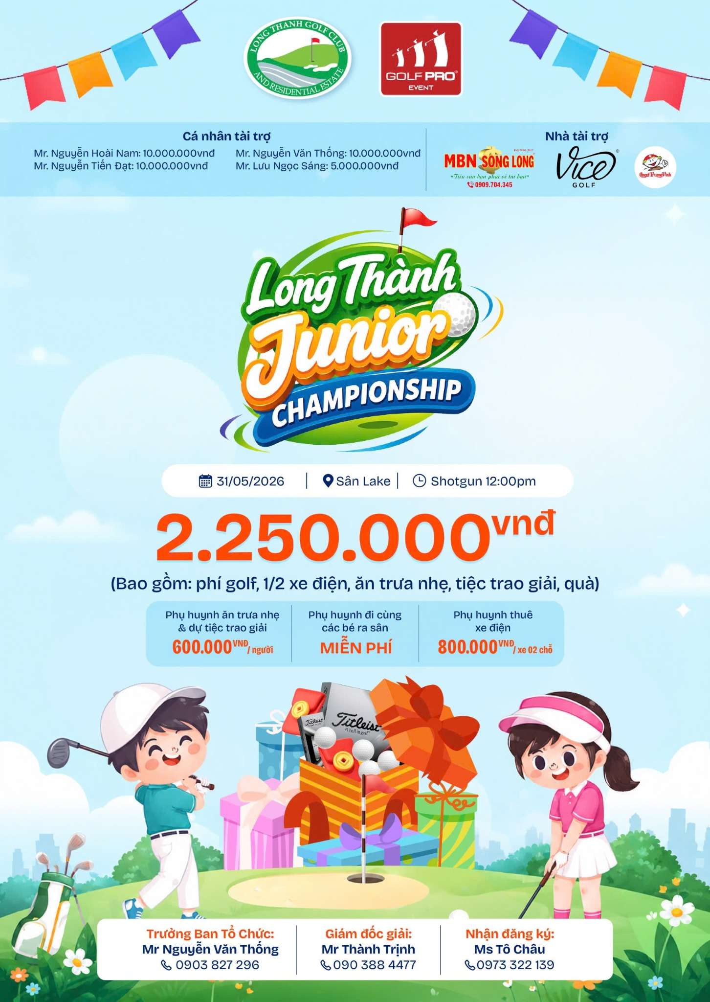 LONG THÀNH JUNIOR CHAMPIONSHIP 2026 - NƠI ƯƠM MẦM NHÀ VÔ ĐỊCH